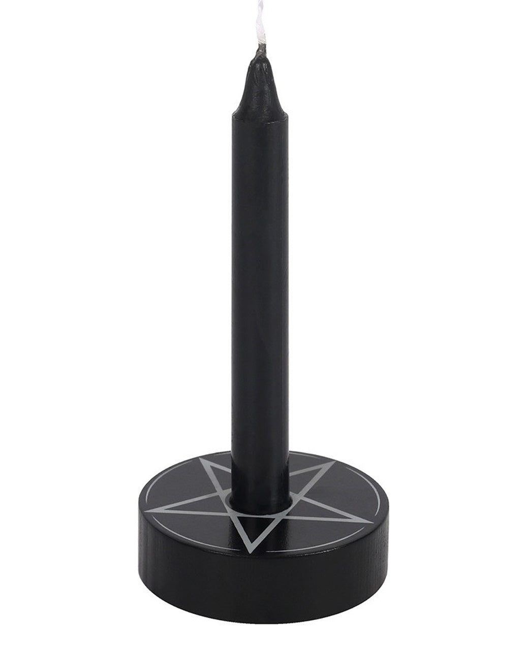 Flacher Pentagramm Kerzenhalter
