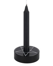 Flacher Pentagramm Kerzenhalter