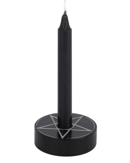 Flacher Pentagramm Kerzenhalter