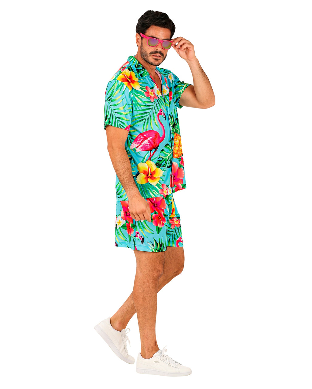 Flamingo Beachparty Herren Hemd & Shorts