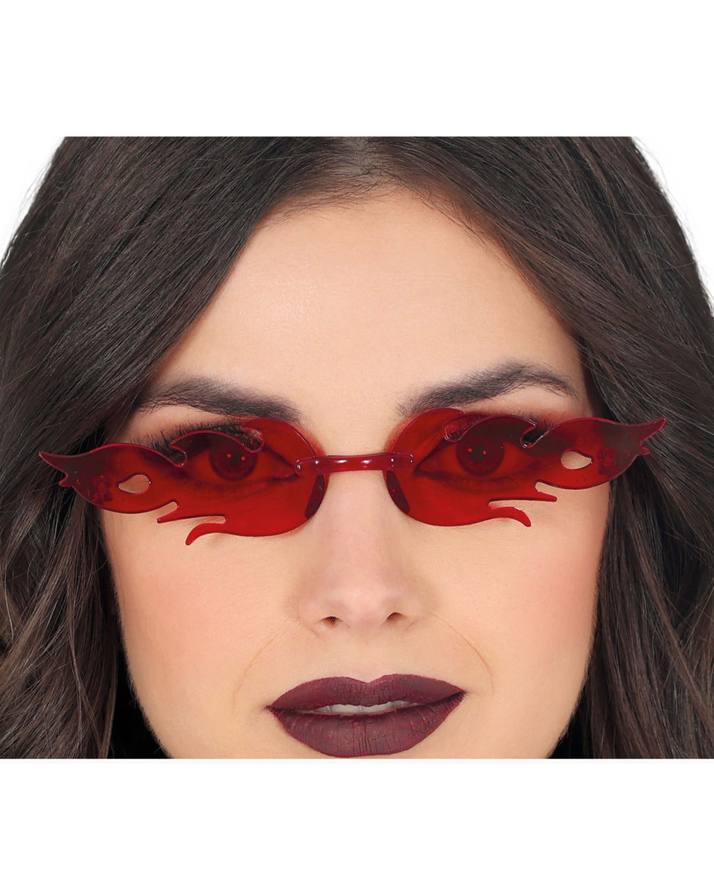 Flammen Motiv Brille