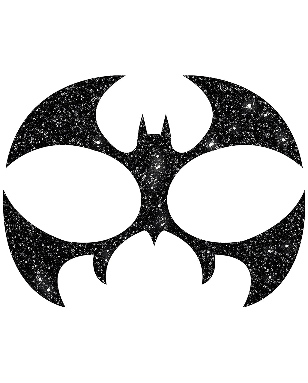 Fledermaus Glitter Gesichts-Aufkleber