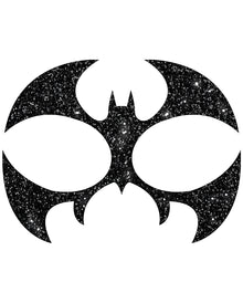 Fledermaus Glitter Gesichts-Aufkleber