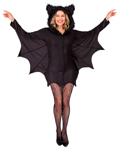 Fledermaus Kleid mit Kapuze