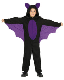 Kinder Fledermaus Overall mit Kapuze & Flügel