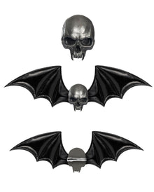 Fledermaus Totenkopf Haarklammer
