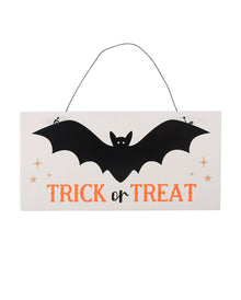 Fledermaus Trick or Treat Hängeschild