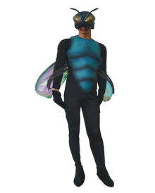 Fleischfliege Kostüm mit Maske & Flügeln