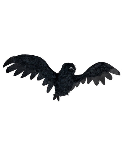 Wing Flapping Raven Halloween Animatronic