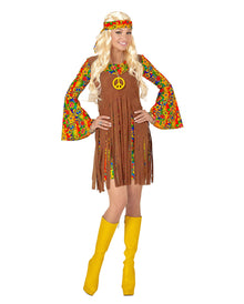 Flower Power Hippie Girl Kostüm