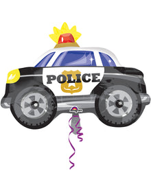 Polizeiauto Folienballon 45x60cm