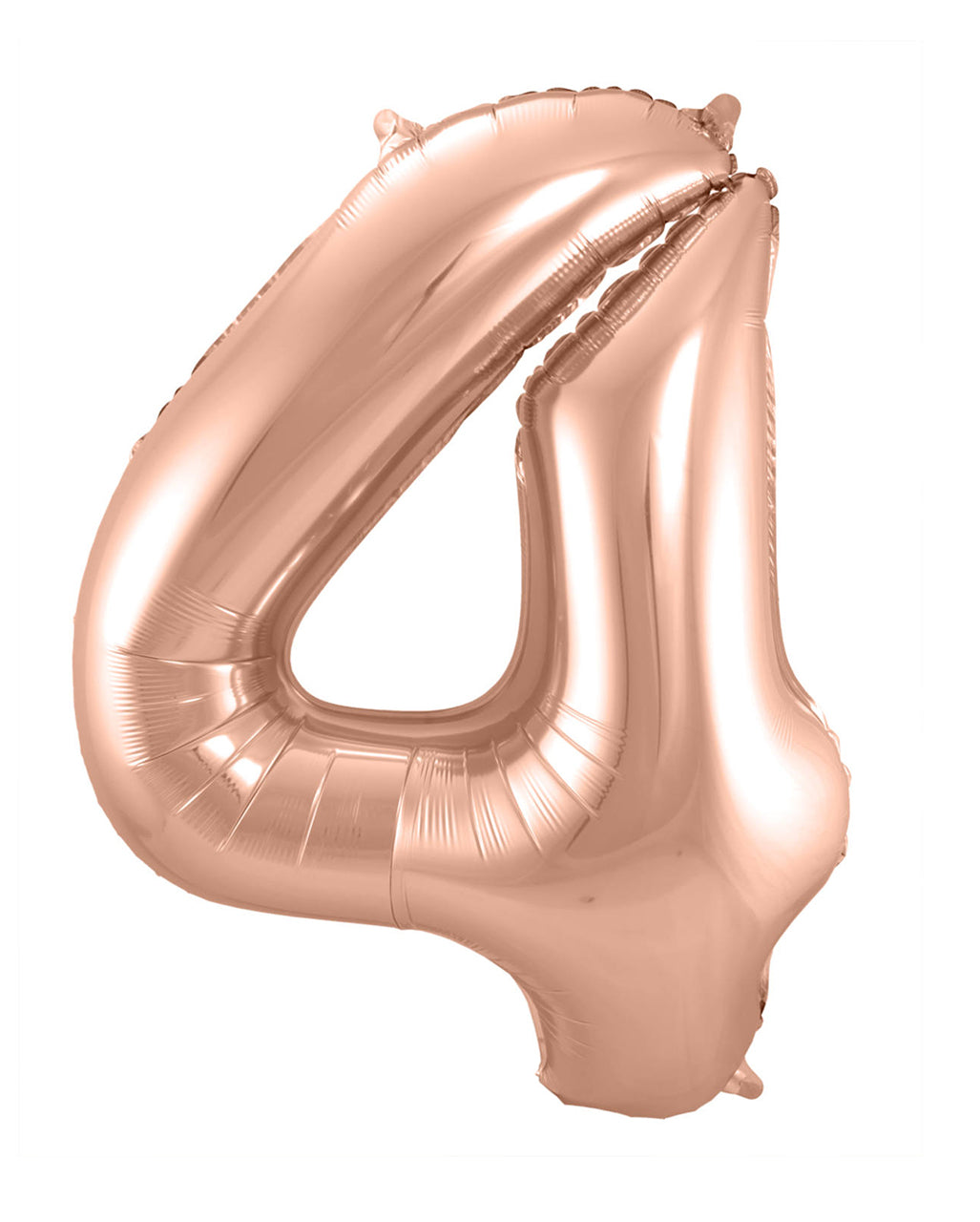 Foil Balloon Number 4 Rose Gold