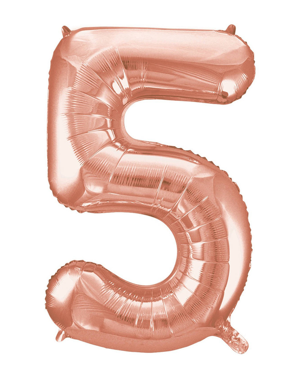 Folieballon Nummer 5 Rose Gold