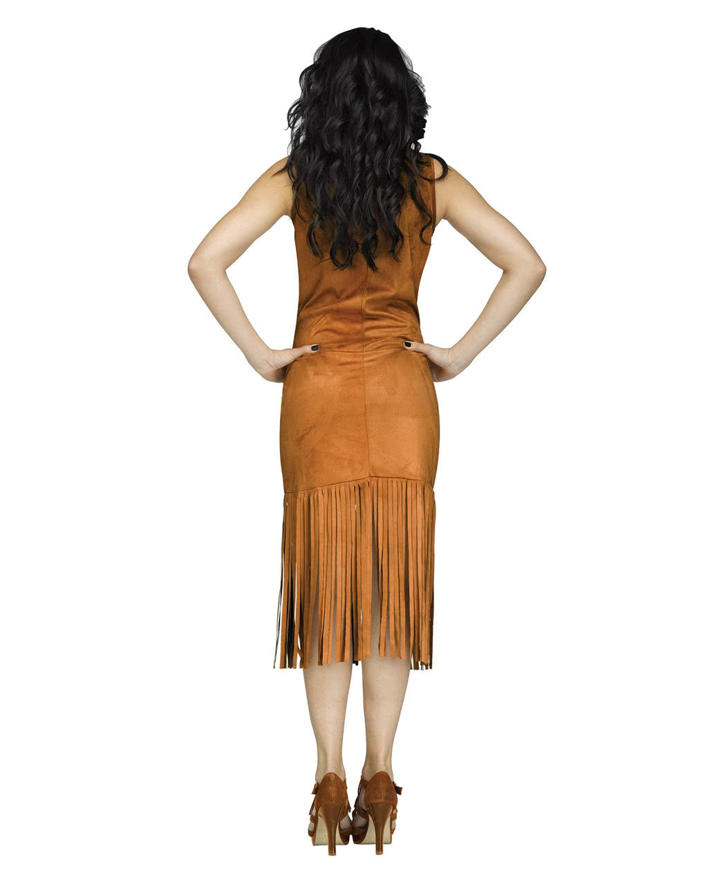Braunes Fransenkleid Mix & Match