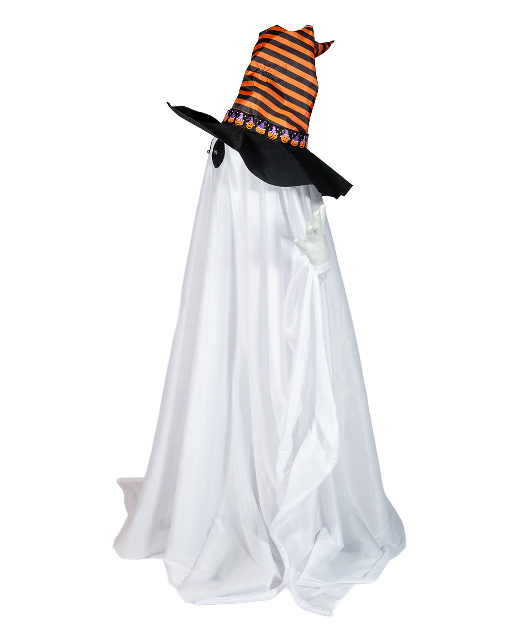 Frecher Halloween Geist mit Hexenhut Animatronic 80cm