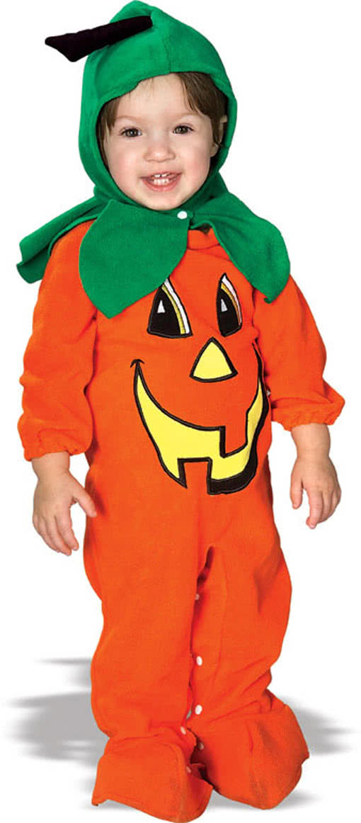 Oranges Kürbis Babykostüm