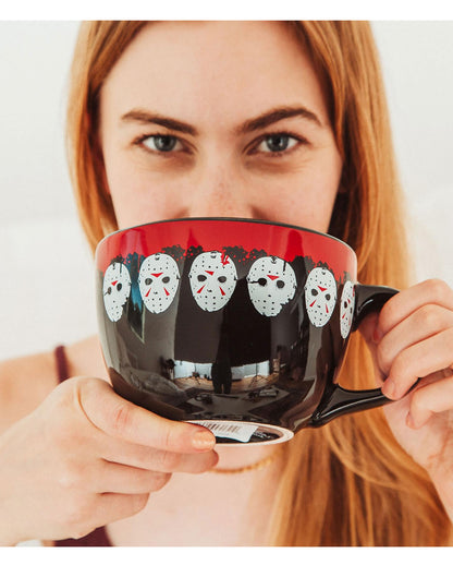Freitag der 13. Jason Eishockey Maske Suppentasse
