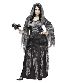 Halloween PLUS SIZE Brautkleid Kostüm mit Schleier
