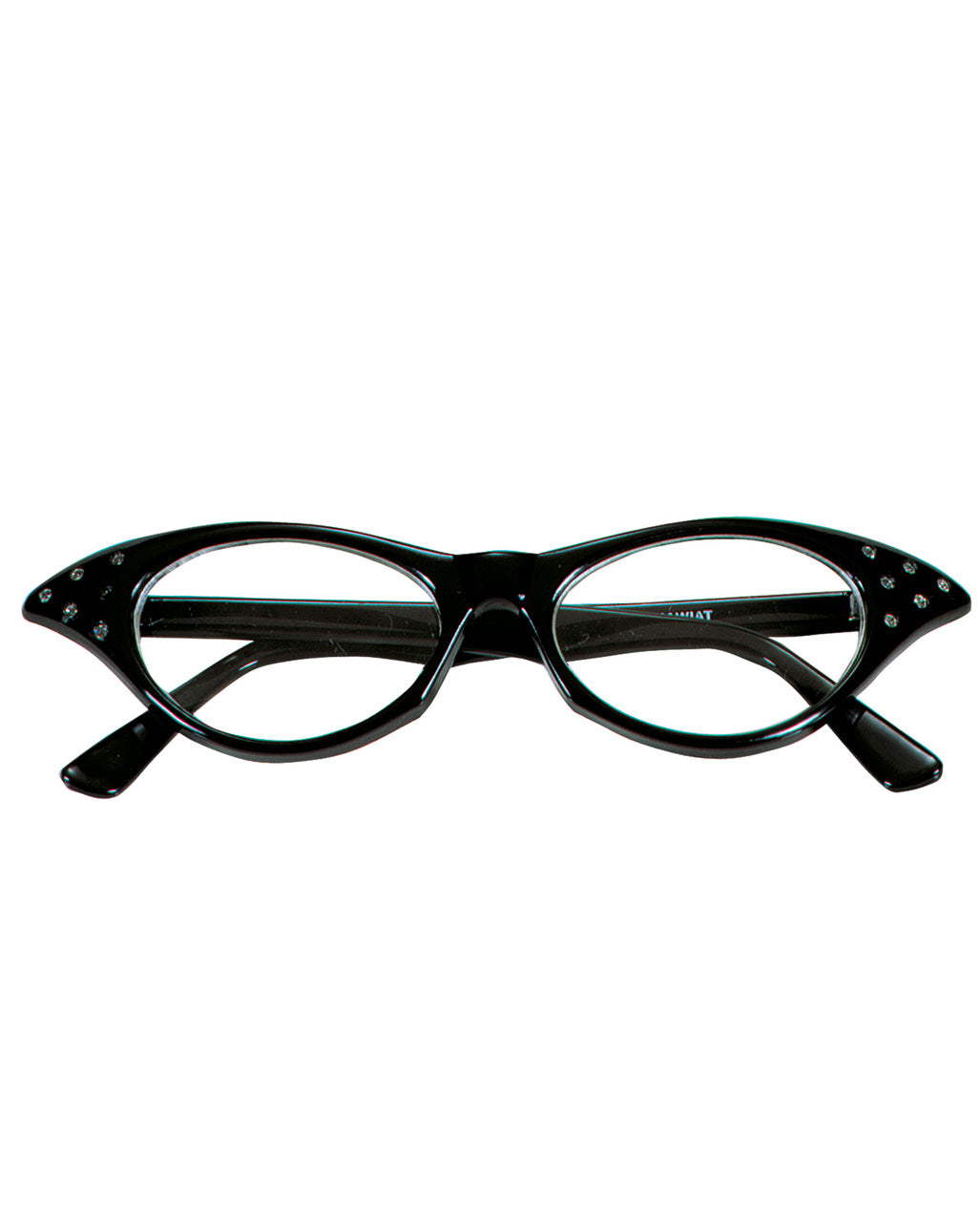 50er Jahre Brille mit Strasssteinen