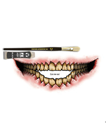 FX Make Up Kit Böses Grinsen mit Klebetattoo