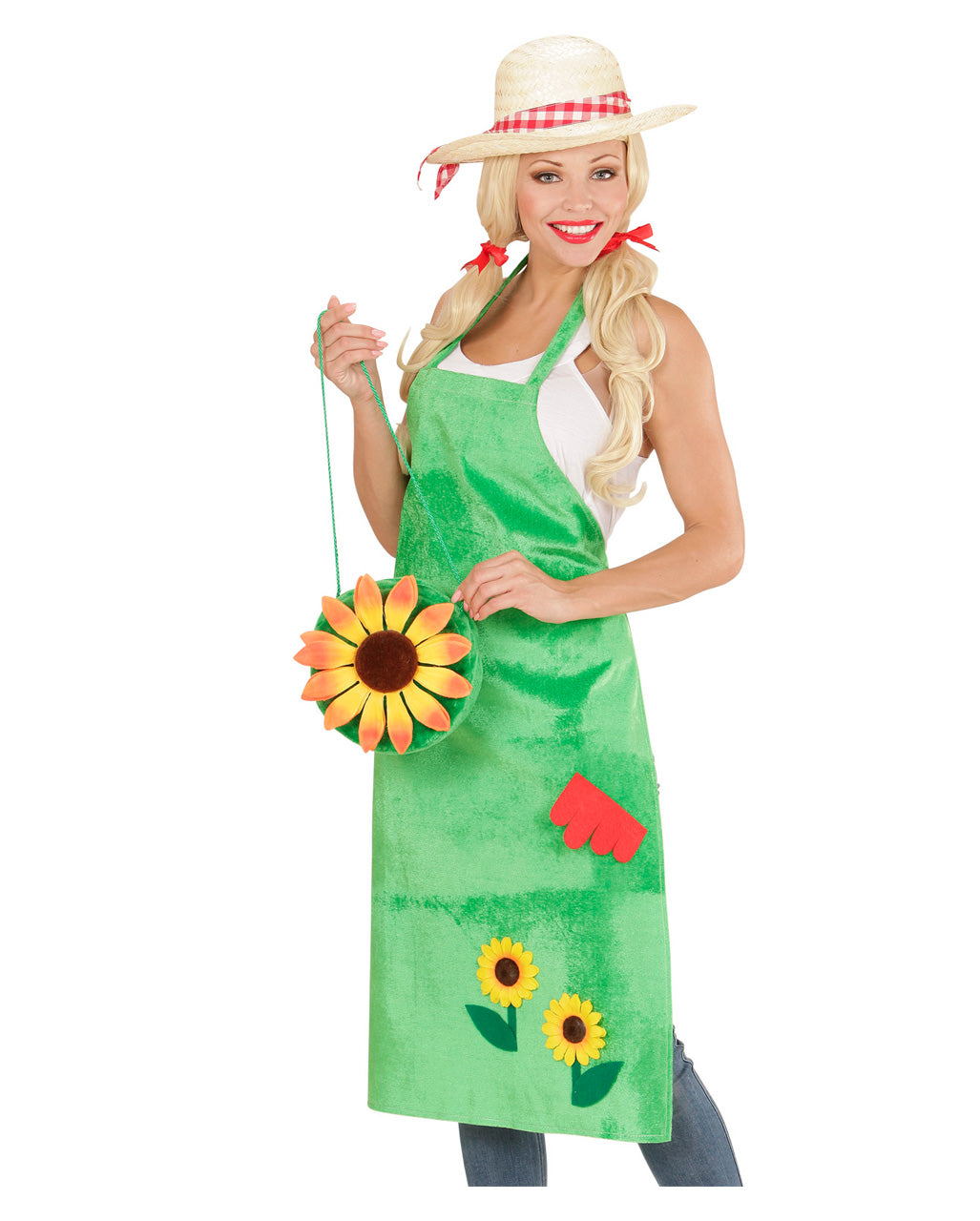 Gärtnerschürze mit Sonnenblumen