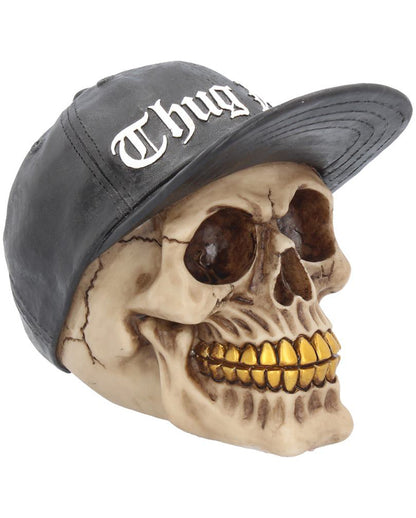 Gangster Totenkopf "Thug Life" 15,8cm