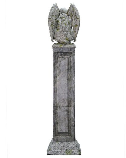 Gargoyle Gatekeeper On Pillar With Light & Sound 244cm