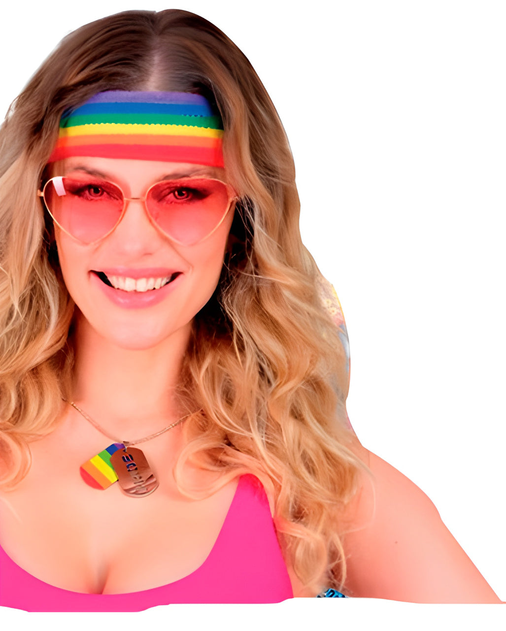 Gay Pride Dog Tag Halskette