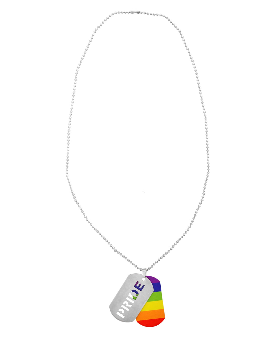 Gay Pride Dog Tag Halskette