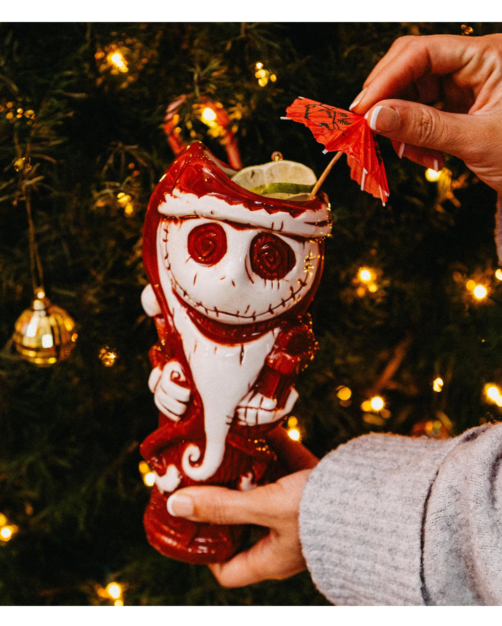 Geeki Tikis Disney TNBC Santa Jack Becher