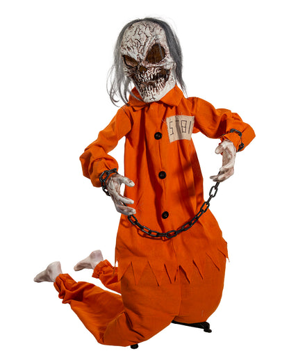 Prisonnier Attaché Avec Mouvement, Lumière & Son 168cm