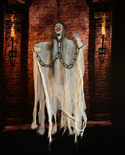 Bound Ghost Demon With Light, Sound & Movement 62cm