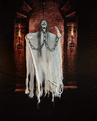 Bound Ghost Demon With Light, Sound & Movement 62cm