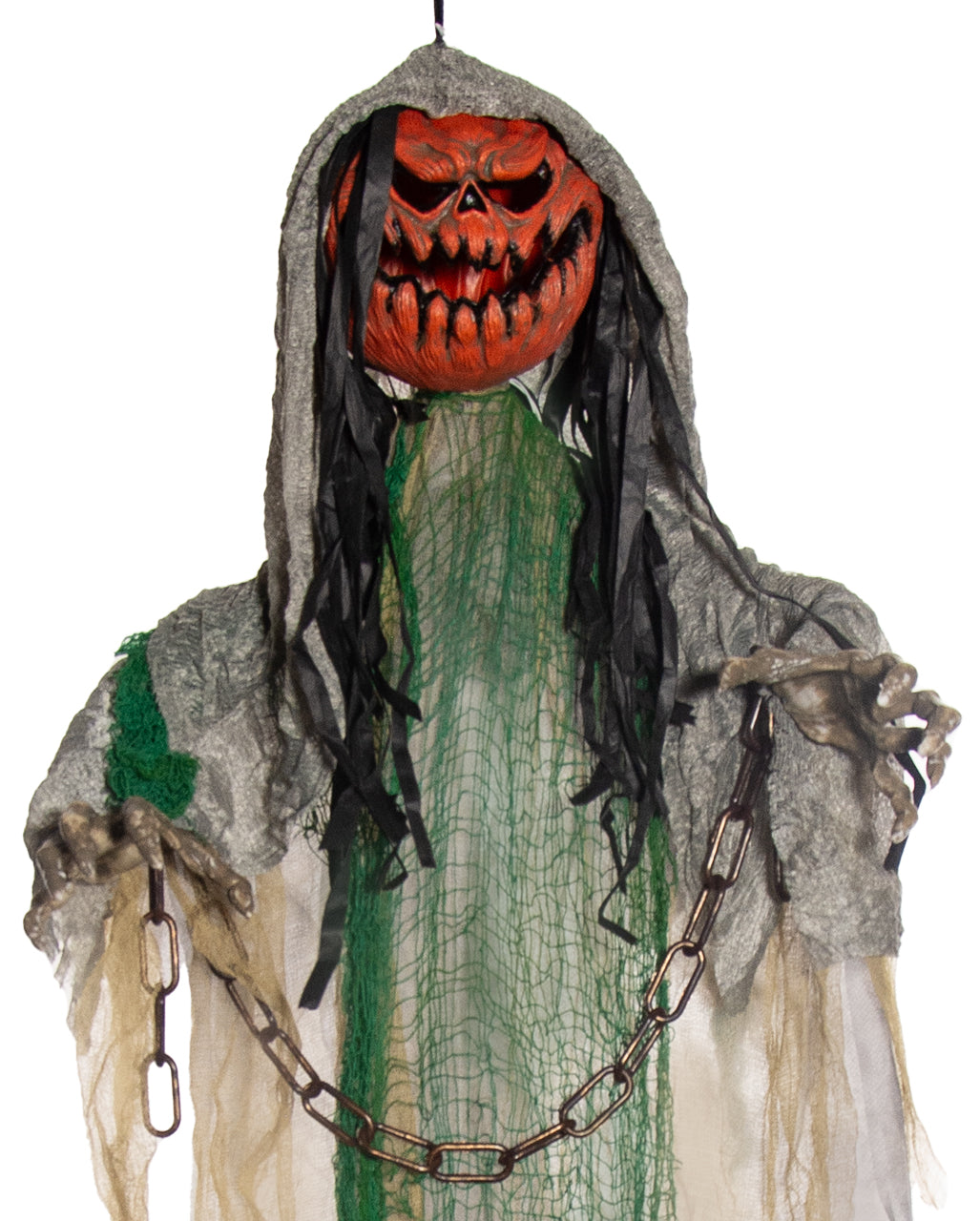 Bound Pumpkin Monster With Sound & Light Hanging Figure 120cm