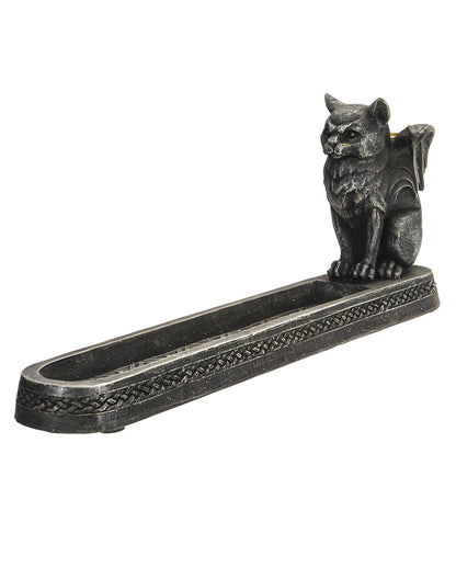 Drachen Katze Räucherstäbchenhalter