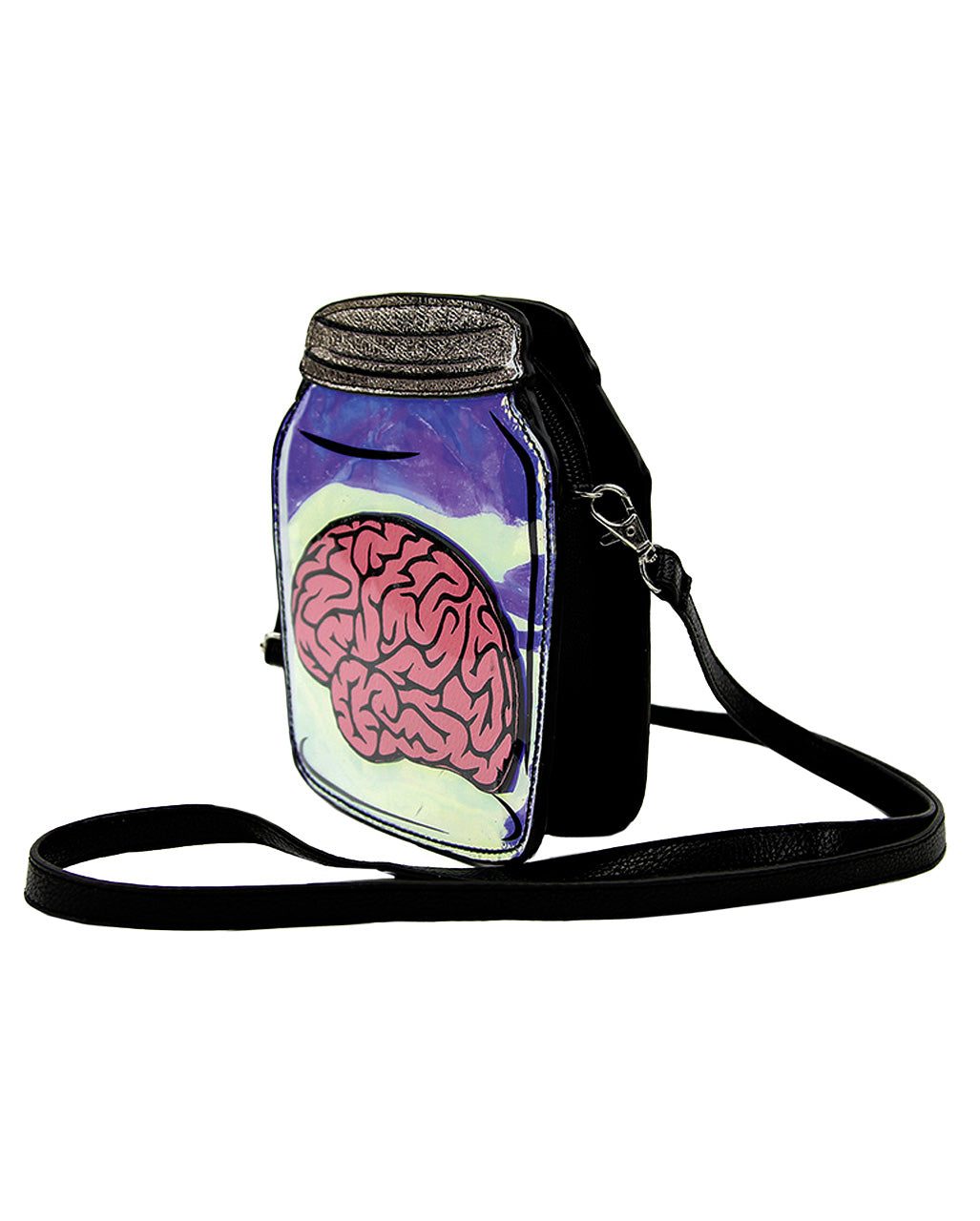 Gehirn im Einmachglas Handtasche Vinyl