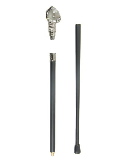Walking Stick With Dragon Claw & Glass Ball 95cm