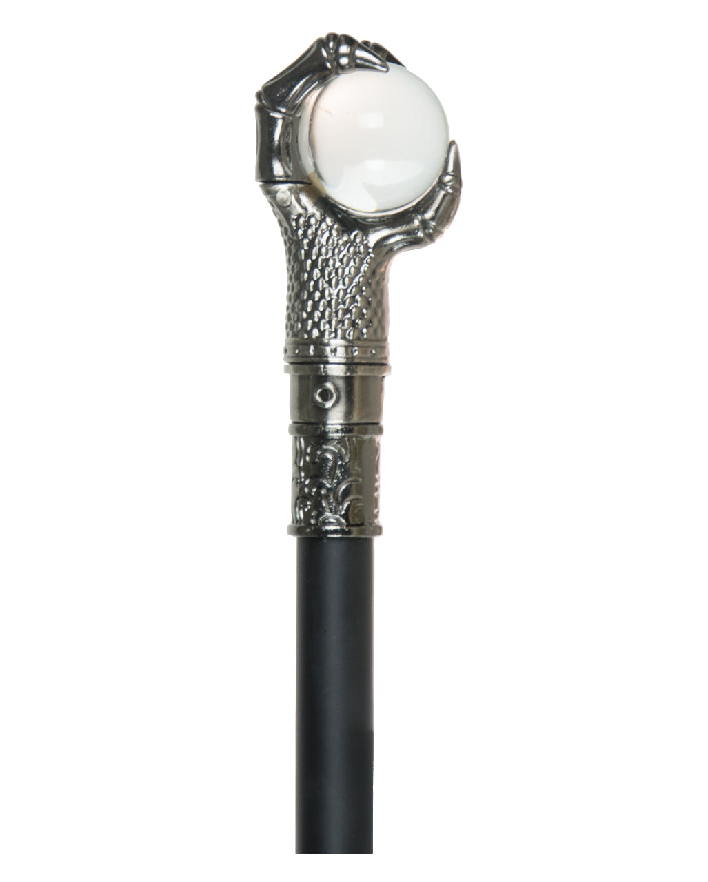 Walking Stick With Dragon Claw & Glass Ball 95cm