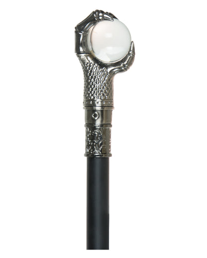 Walking Stick With Dragon Claw & Glass Ball 95cm