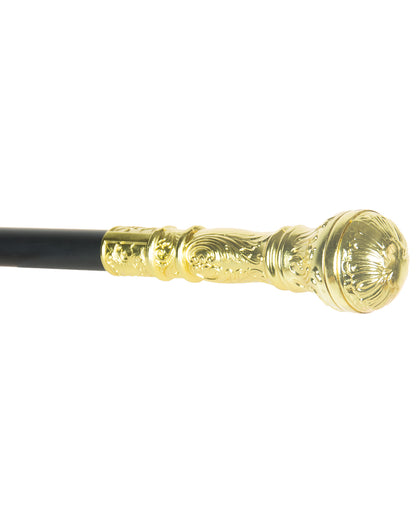 Gehstock mit Goldknauf Deluxe