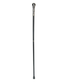Gehstock mit rundem silbernen Knauf 95cm