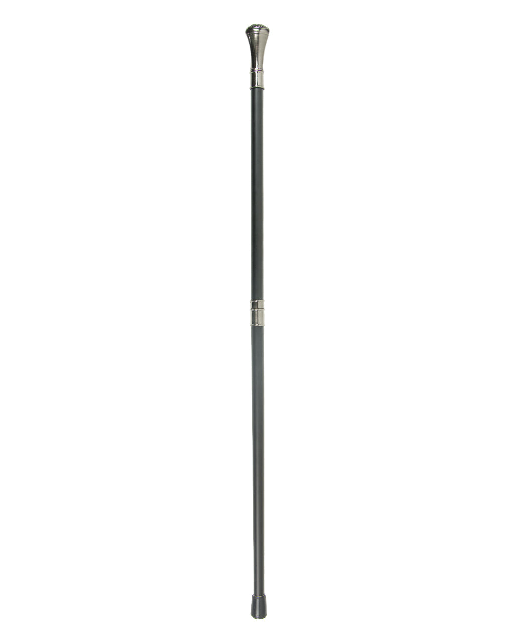 Gehstock mit silbernem Fledemaus Knauf