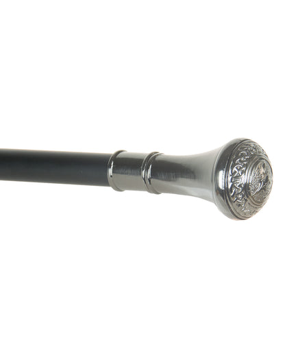 Gehstock mit silbernem Fledemaus Knauf