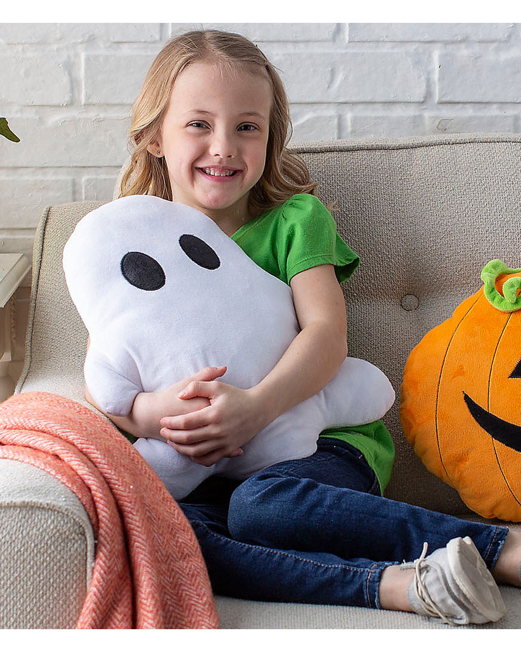 Ghost Plush Cushion 38cm