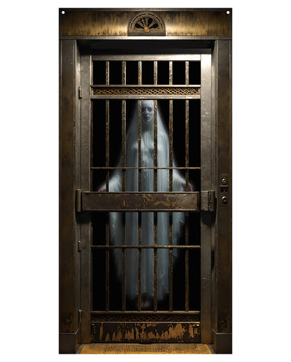 Finta Porta E Decorazione Murale Dell'ascensore Della Casa Fantasma 98x200cm
