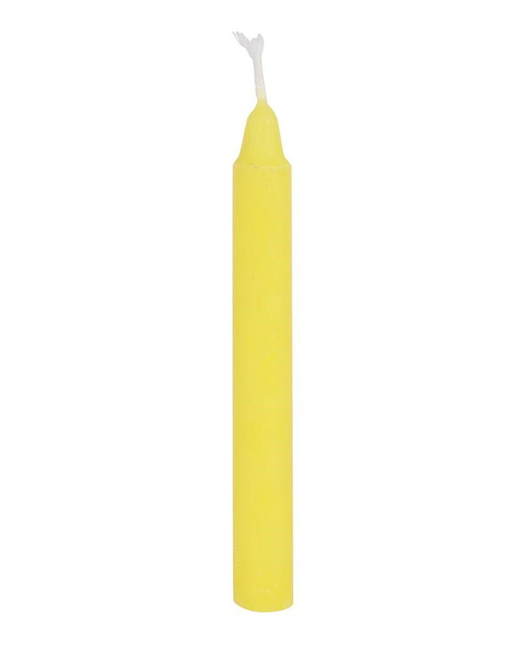Gelbe "Erfolg" Zauberkerzen 12 St.