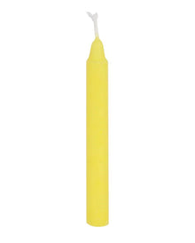 Gelbe "Erfolg" Zauberkerzen 12 St.