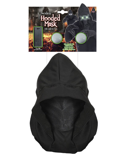 Faceless Maske mit Leuchtend Grünen Augen