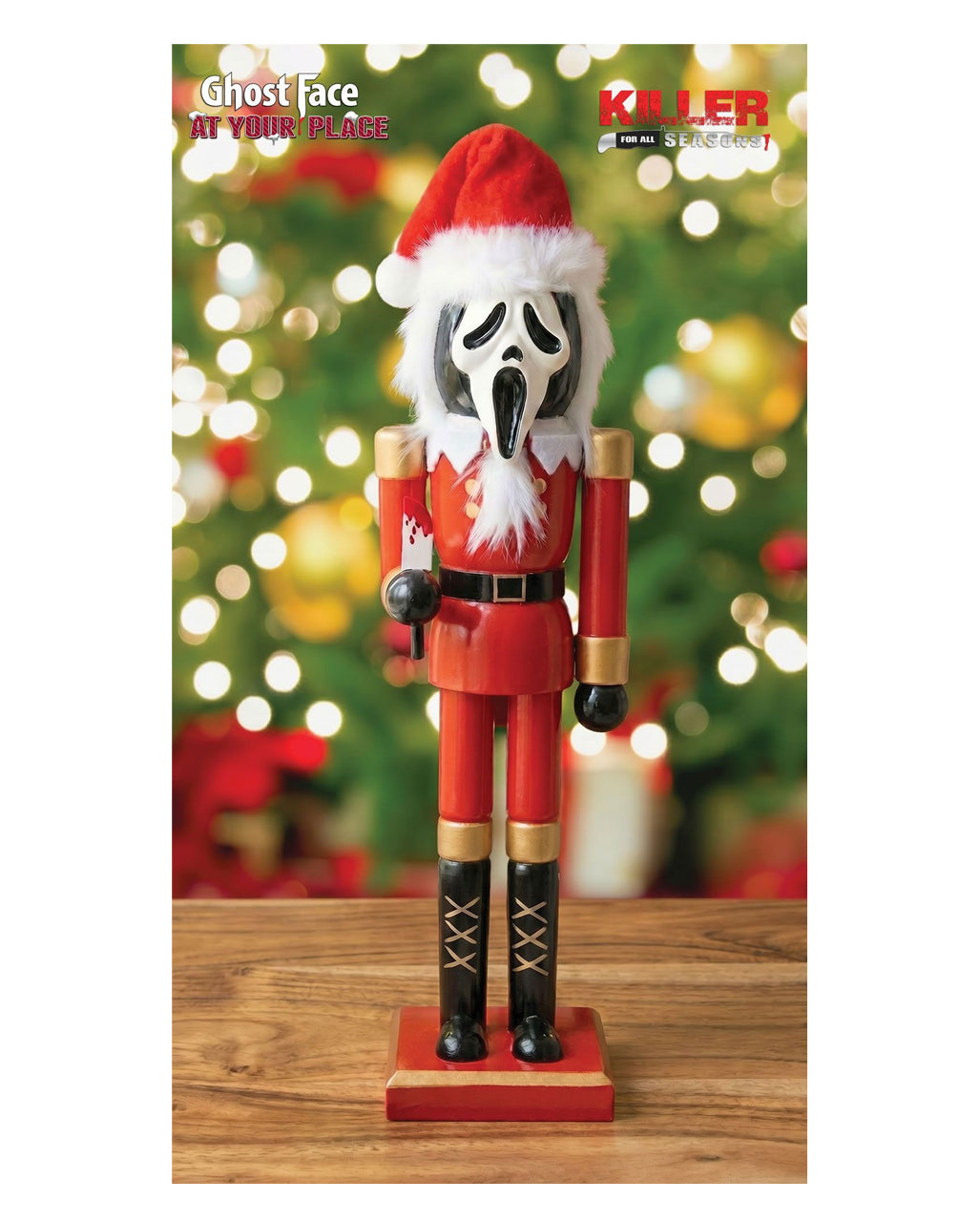 Ghost Face At Your Place Nutcracker Figure 38cm
