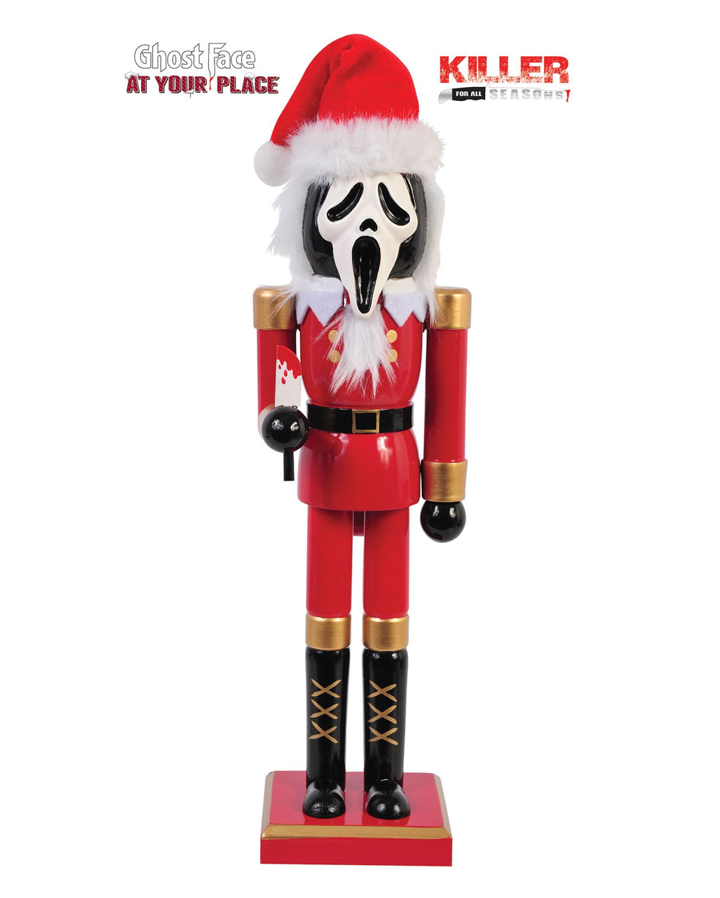 Ghost Face At Your Place Nutcracker Figure 38cm